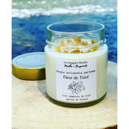 Bougie Fleur de tiaré ouverte