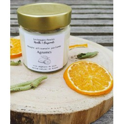 Bougie agrumes pot fermé