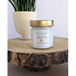 Bougie zeste zen pot fermé