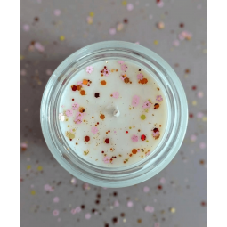 Bougie péché mignon vue de dessus