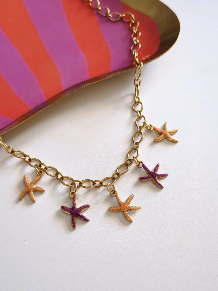 Collier Charms Étoiles de mer