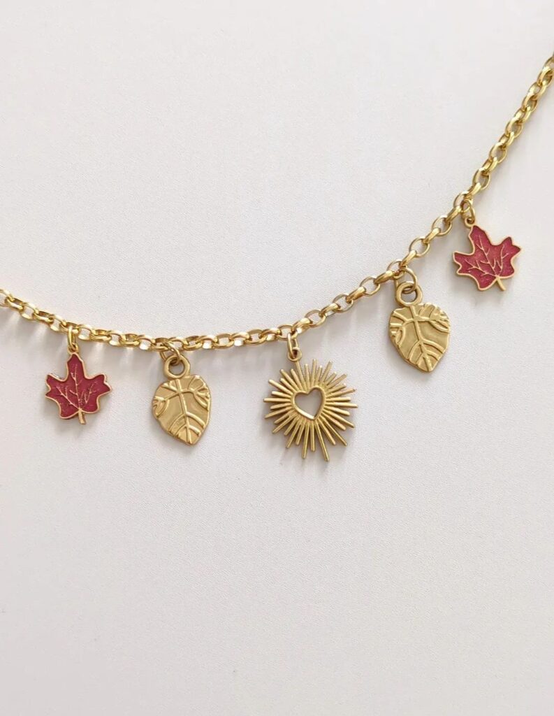 Collier Charms "Autumn"