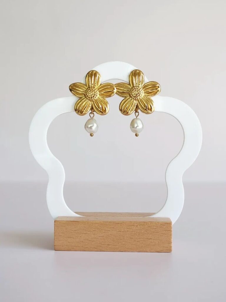 Clips d'oreilles Fleurs