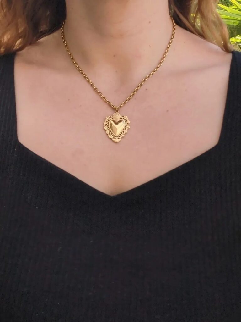 Collier Cœur Ex-voto