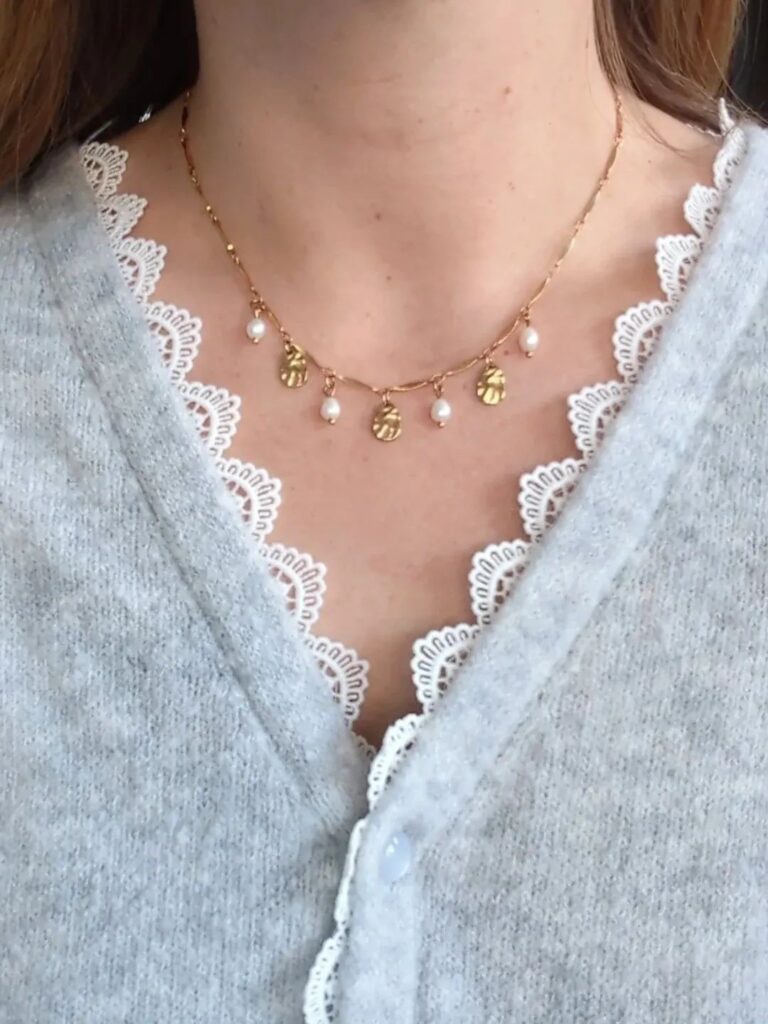 Collier Charms Gouttes