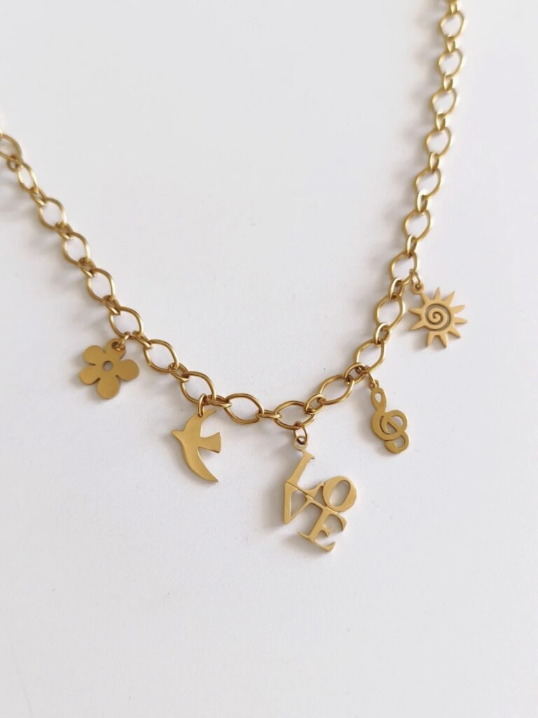 Collier Charms "Love"