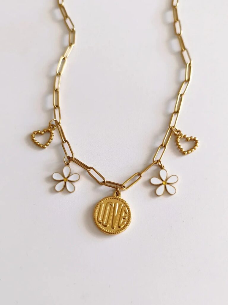 Collier Charms "Daisy"