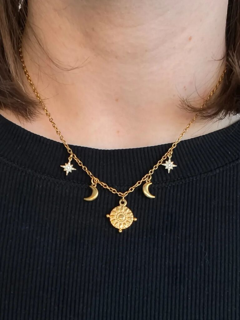 Collier Charms Astres