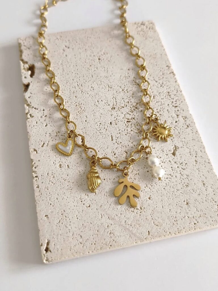 Collier Charms Beach Lover