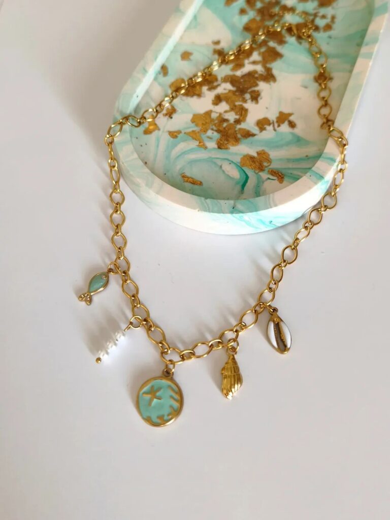 Collier Charms Ocean