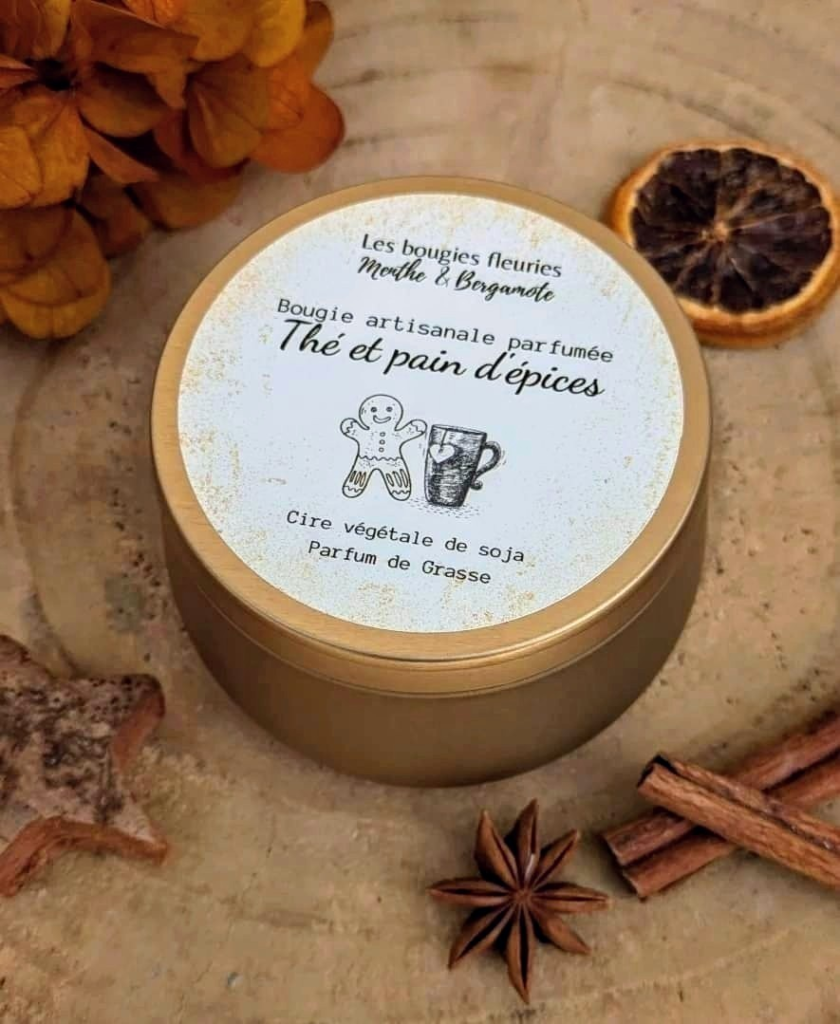 Bougie Thé et pain d'épices