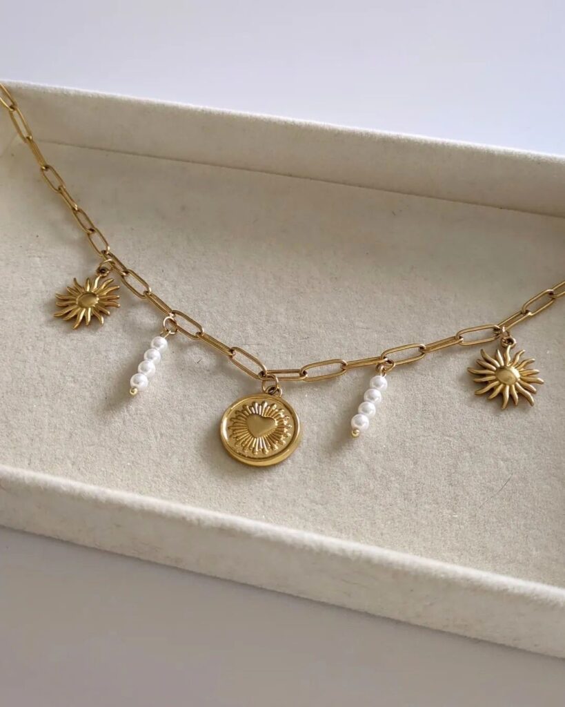 Collier Charms "Sunny love"