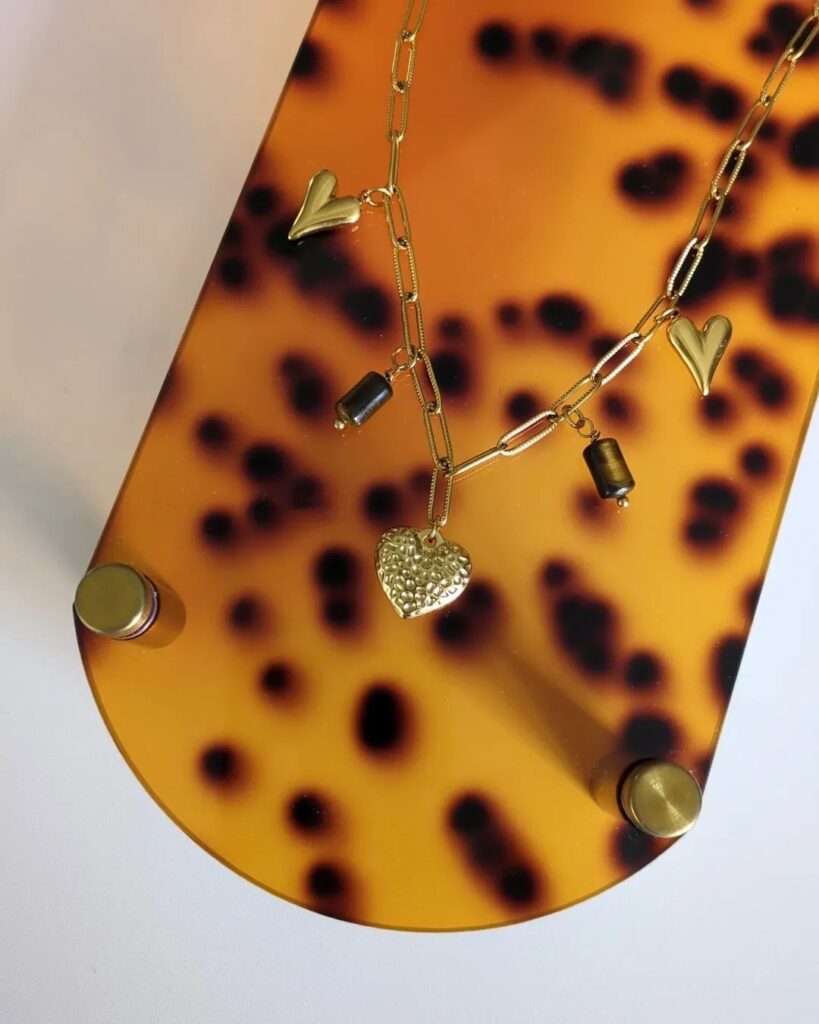 Collier Charms "Hearts"