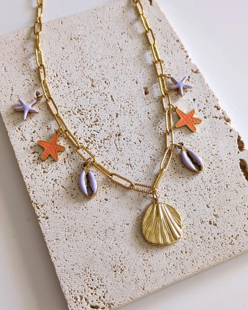 Collier Charms "Cauri"