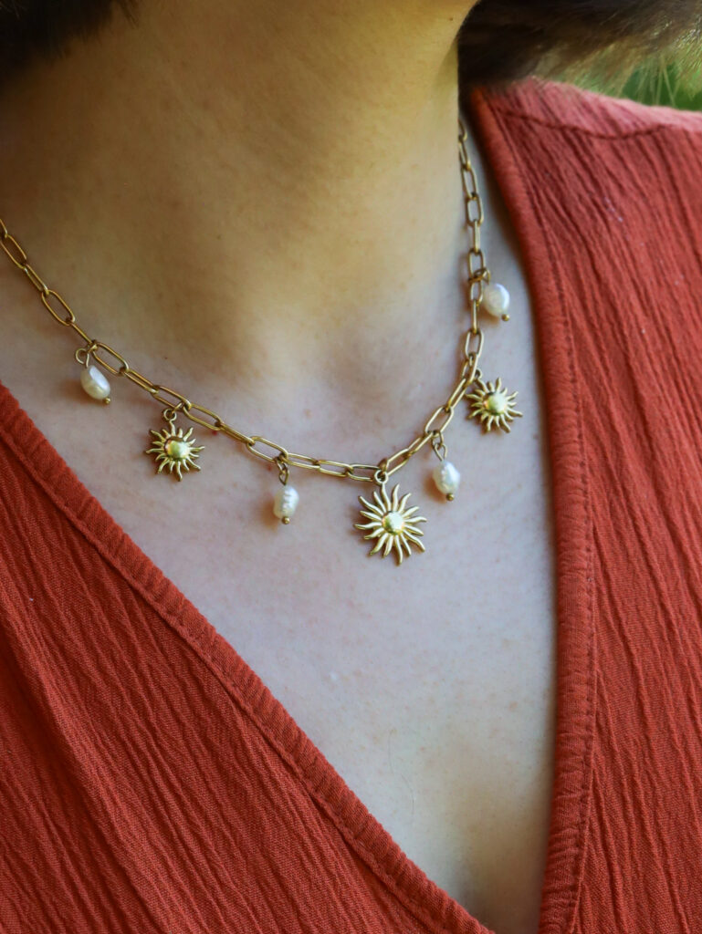 Collier Charms Sunrise