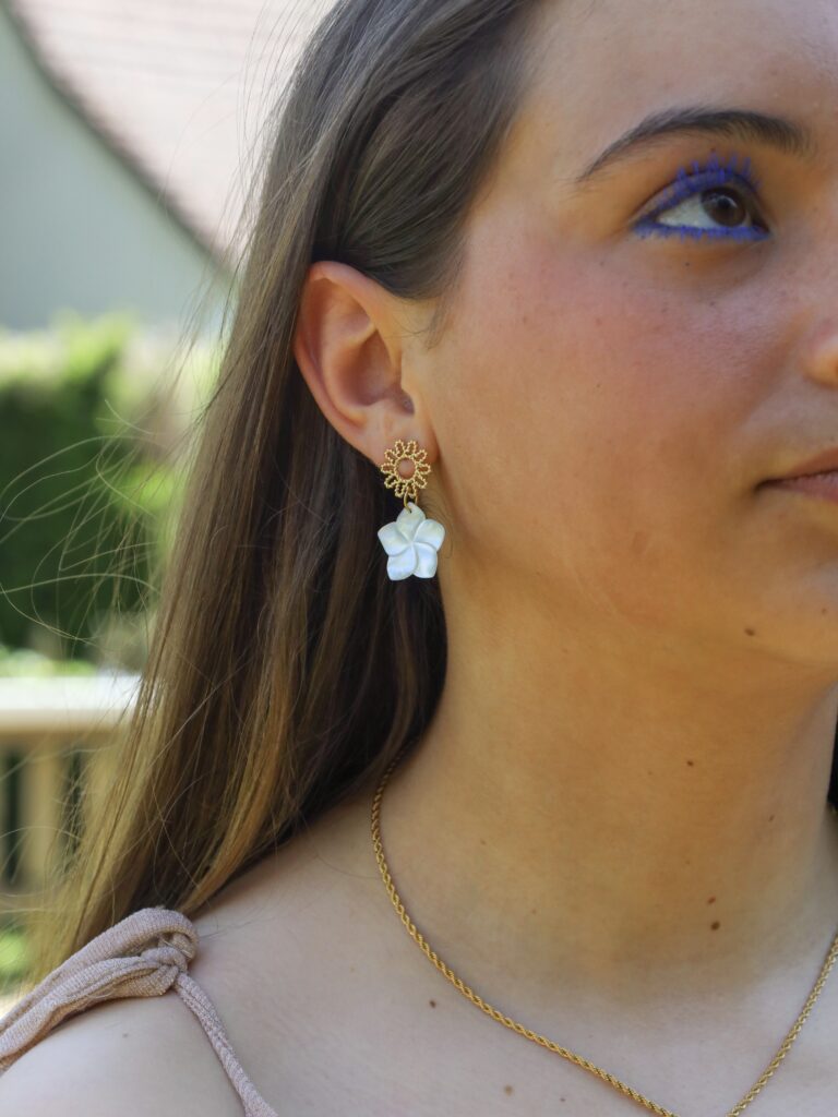 Boucles Fleur de Tiaré
