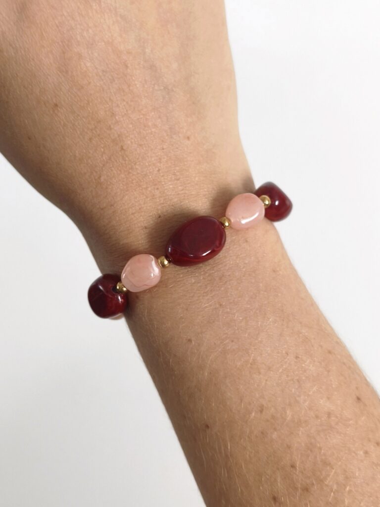 Bracelet POP Bordeaux/Rose