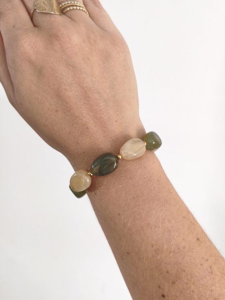 Bracelet POP Kaki/Beige