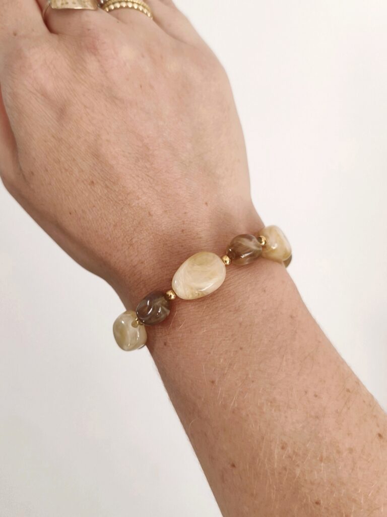 Bracelet POP Beige/Marron